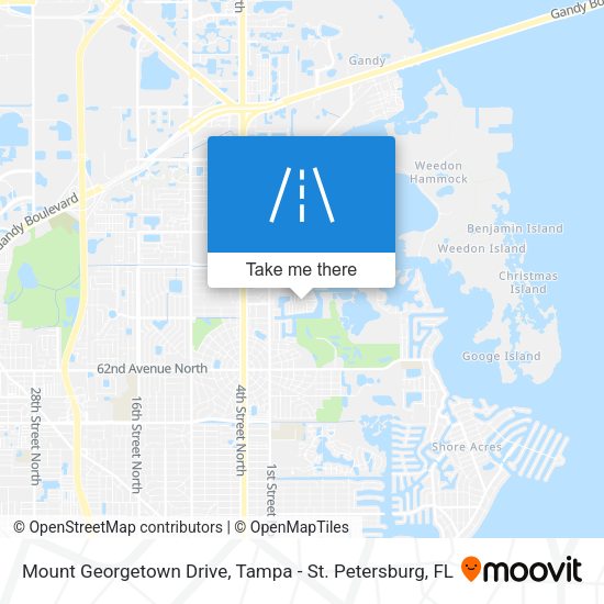 Mapa de Mount Georgetown Drive