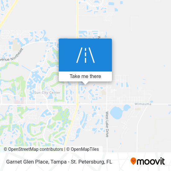 Garnet Glen Place map