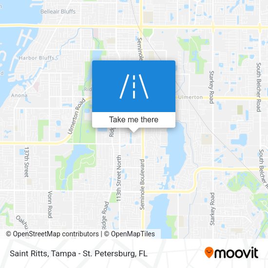 Saint Ritts map