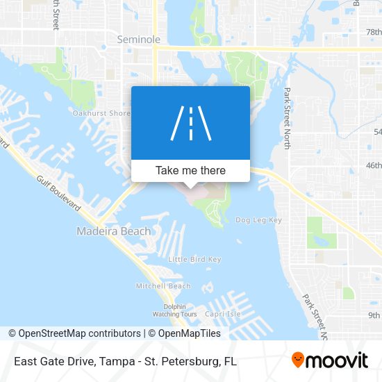 East Gate Drive map