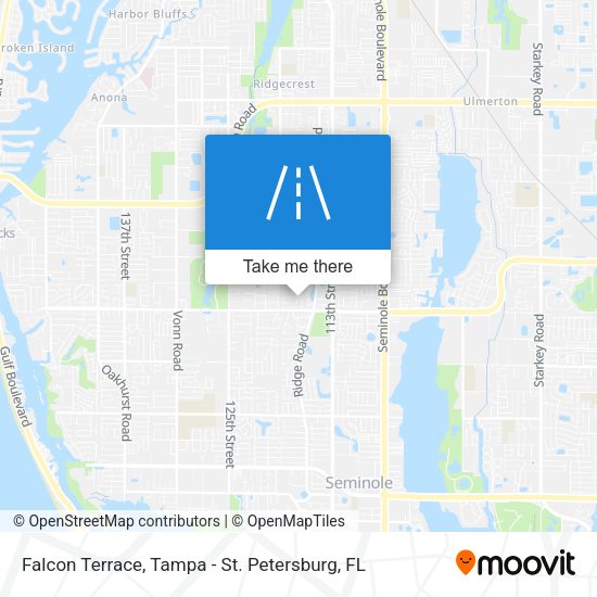 Falcon Terrace map