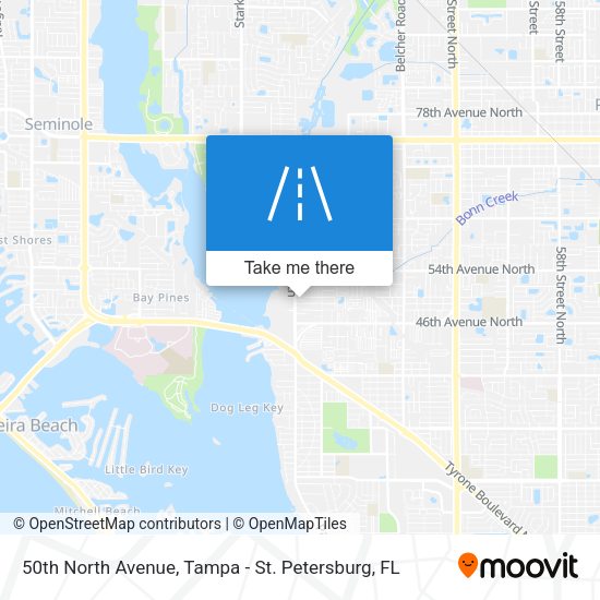 Mapa de 50th North Avenue