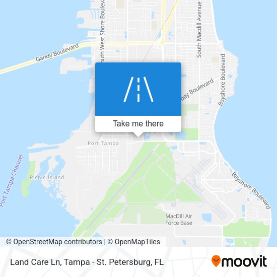 Land Care Ln map