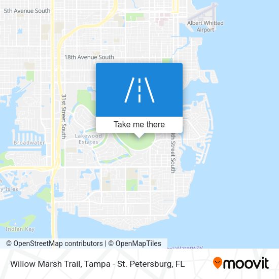 Willow Marsh Trail map