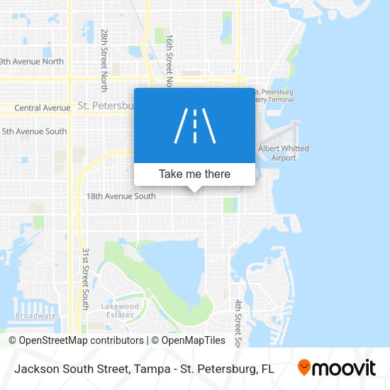 Jackson South Street map