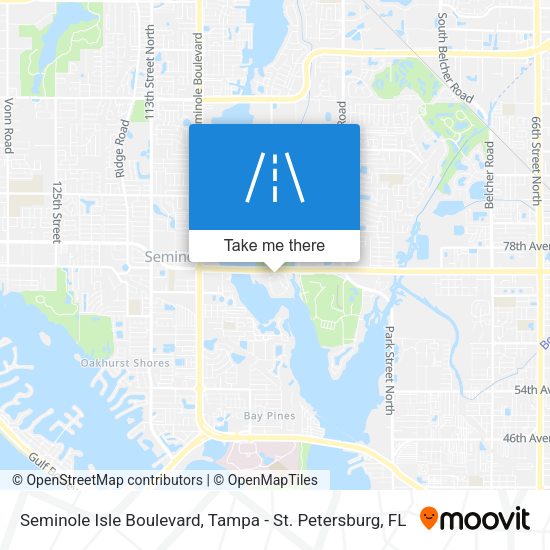 Seminole Isle Boulevard map