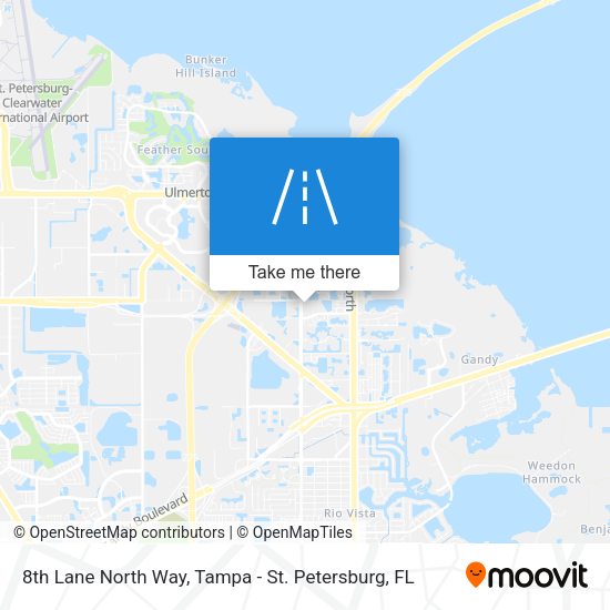 Mapa de 8th Lane North Way