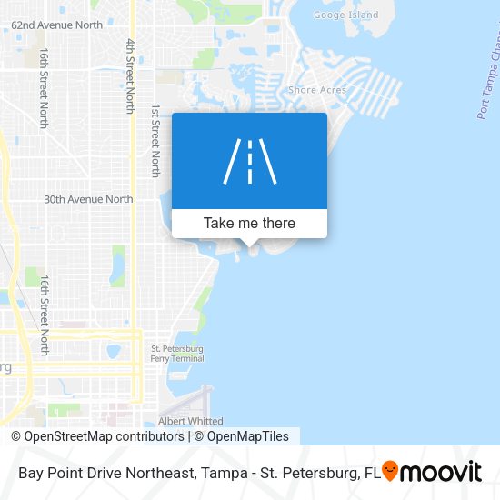 Mapa de Bay Point Drive Northeast