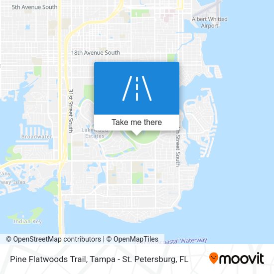 Pine Flatwoods Trail map