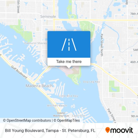 Bill Young Boulevard map