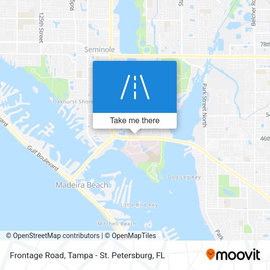 Frontage Road map