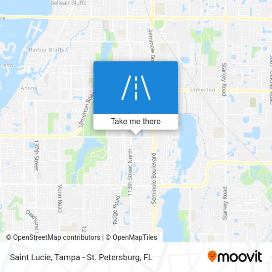 Saint Lucie map
