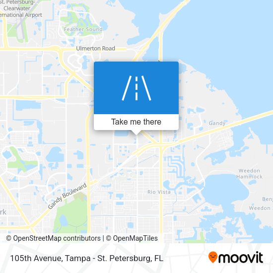 105th Avenue map