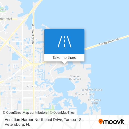 Venetian Harbor Northeast Drive map