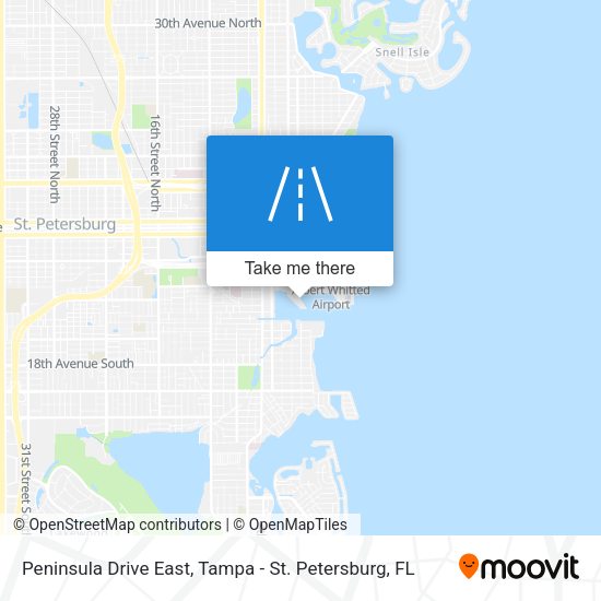 Mapa de Peninsula Drive East