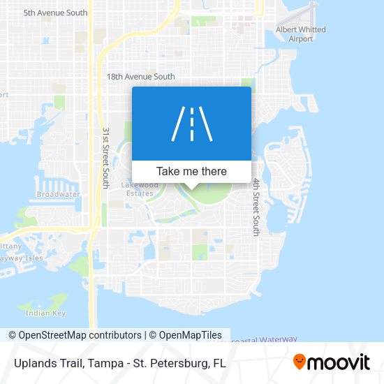 Uplands Trail map