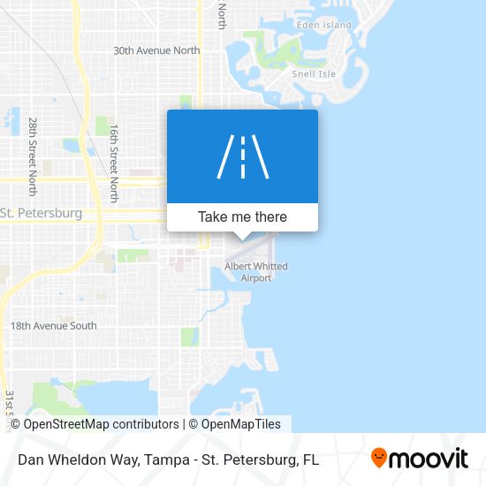 Mapa de Dan Wheldon Way