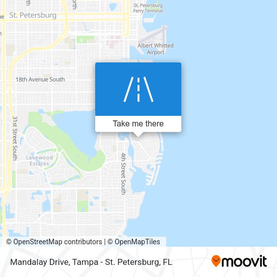 Mapa de Mandalay Drive