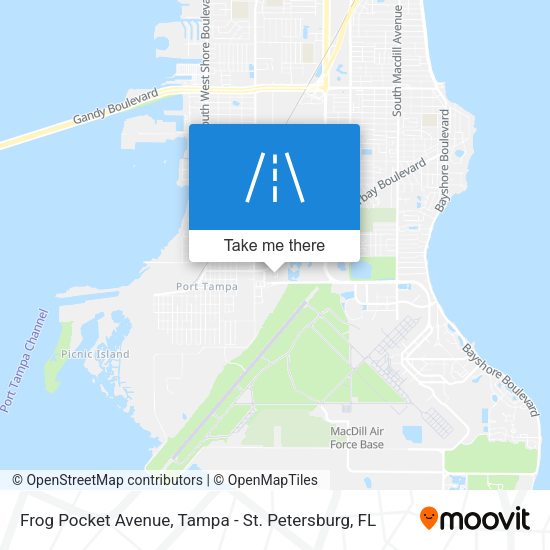 Mapa de Frog Pocket Avenue