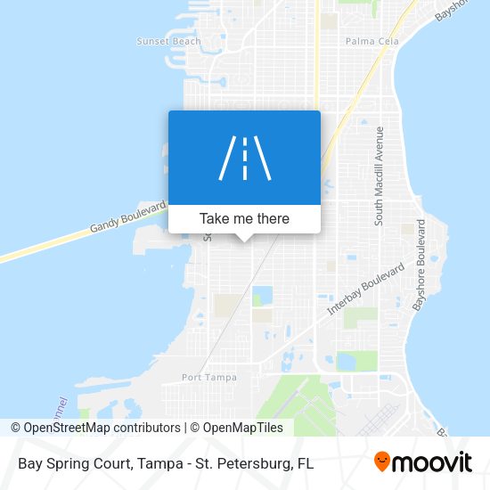 Bay Spring Court map