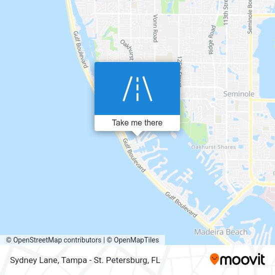 Sydney Lane map