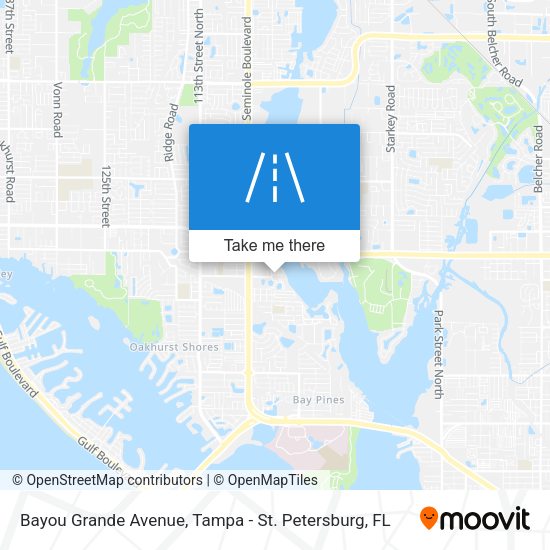 Mapa de Bayou Grande Avenue