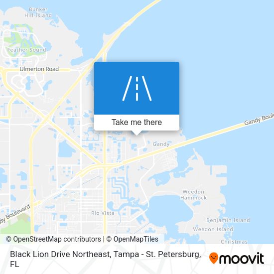Mapa de Black Lion Drive Northeast
