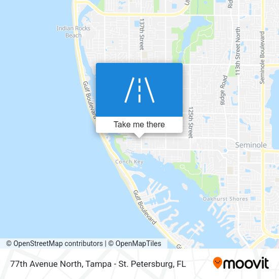 77th Avenue North map