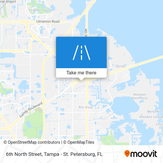 Mapa de 6th North Street