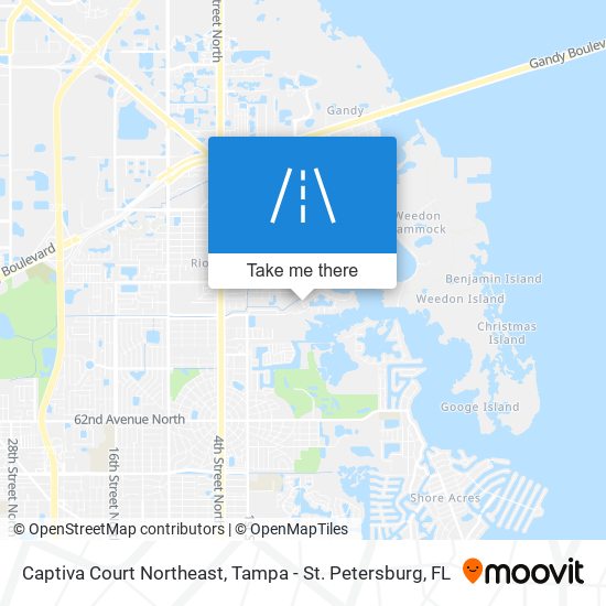 Mapa de Captiva Court Northeast