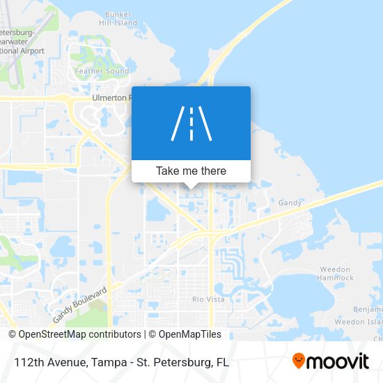 112th Avenue map