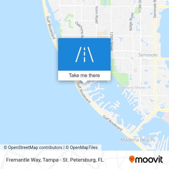 Fremantle Way map