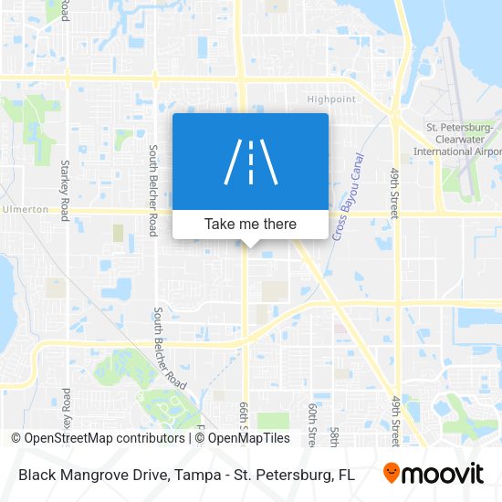Black Mangrove Drive map