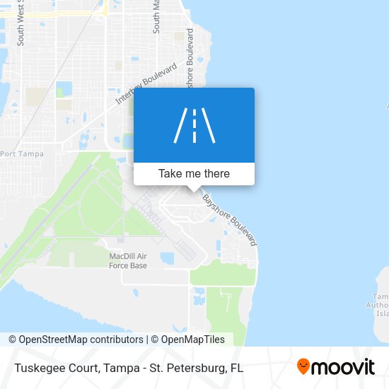 Tuskegee Court map
