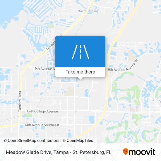 Meadow Glade Drive map