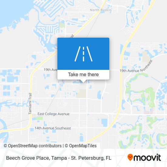Beech Grove Place map