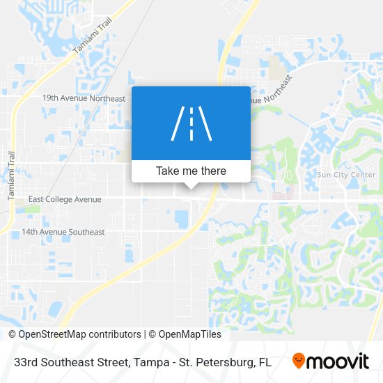 Mapa de 33rd Southeast Street