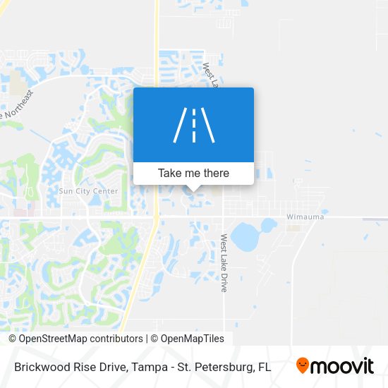 Mapa de Brickwood Rise Drive