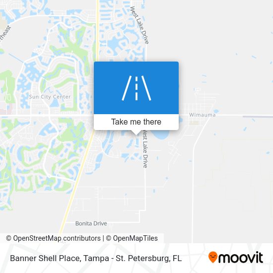 Mapa de Banner Shell Place
