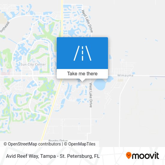 Avid Reef Way map
