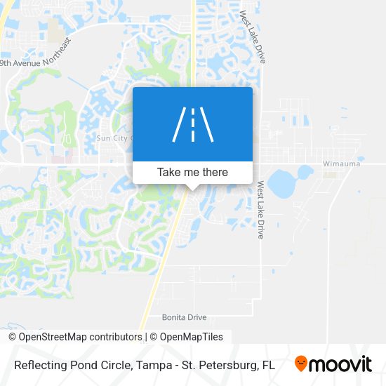 Reflecting Pond Circle map