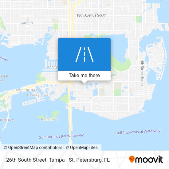 Mapa de 26th South Street