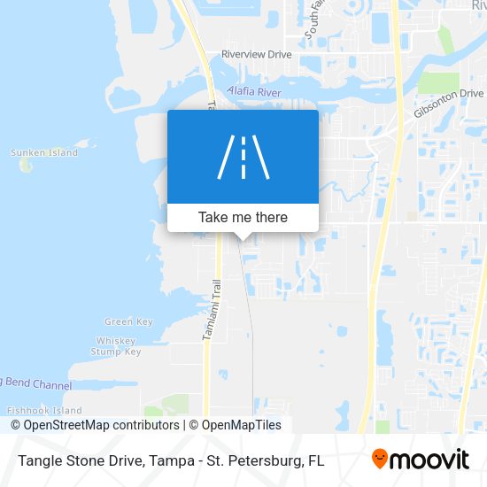 Tangle Stone Drive map
