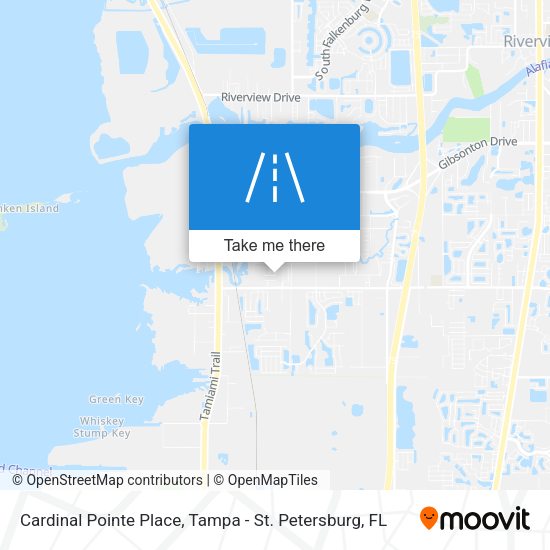 Cardinal Pointe Place map