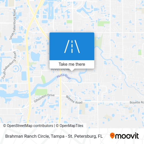 Brahman Ranch Circle map