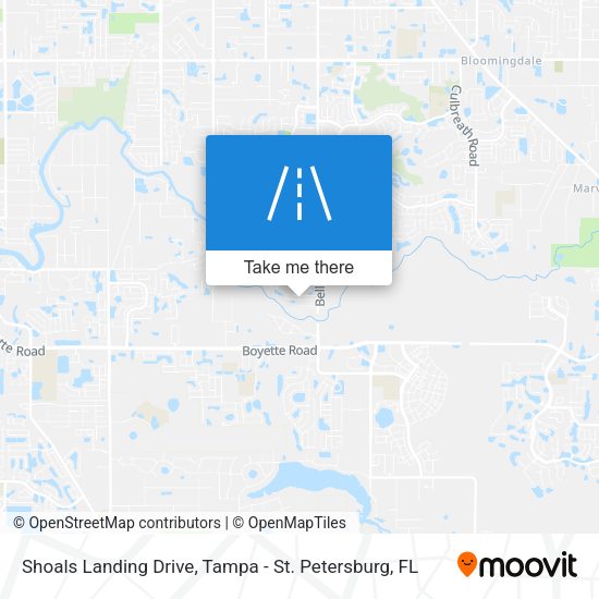 Mapa de Shoals Landing Drive