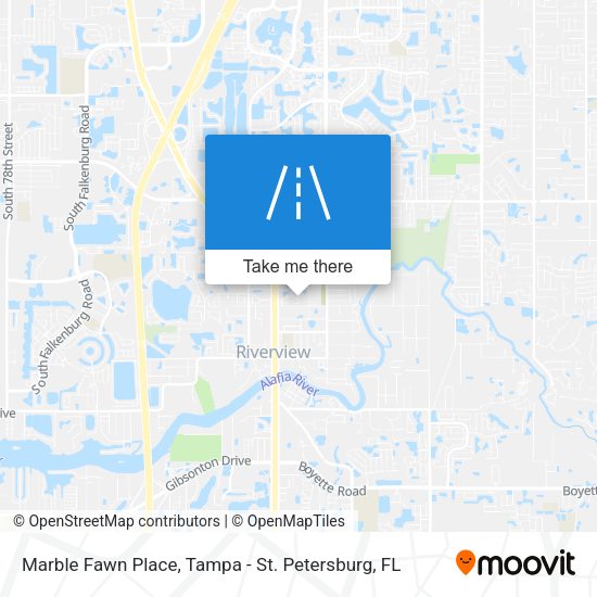 Marble Fawn Place map