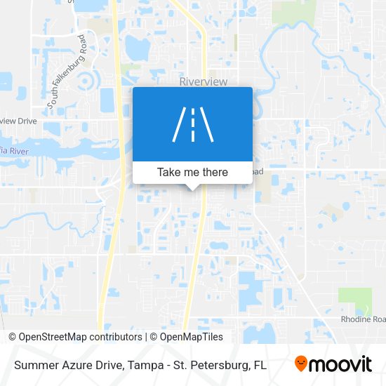 Summer Azure Drive map