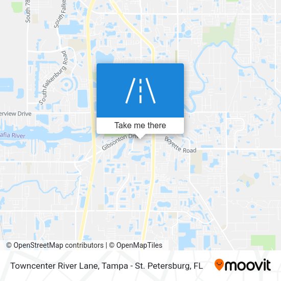 Towncenter River Lane map