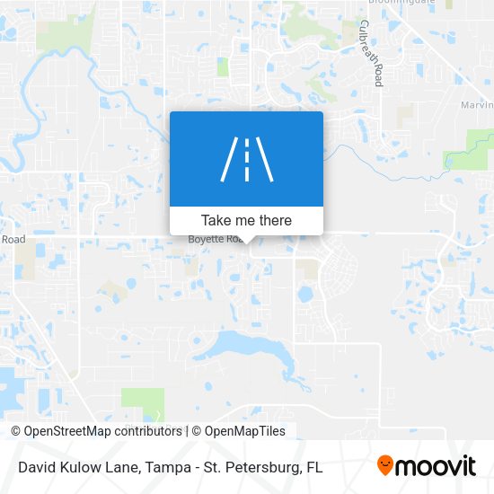 Mapa de David Kulow Lane